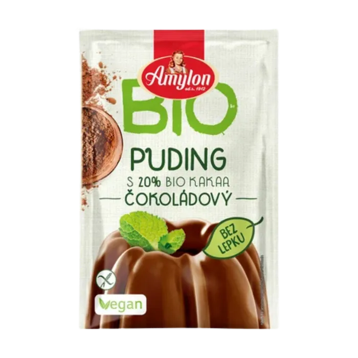 Amylon Puding čokoládový bez lepku 40 g BIO